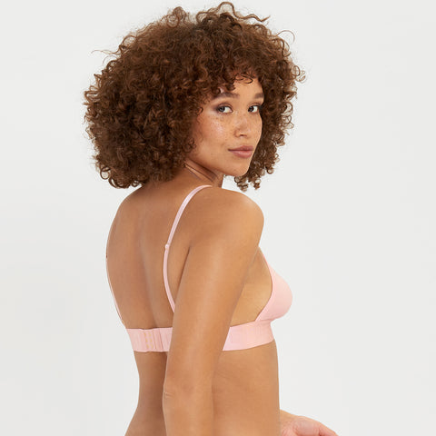 Lulu Eco Bamboo Non Wired Bra Pale Pink